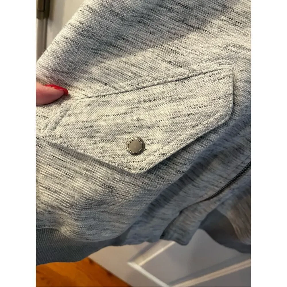 Duluth Gray Space Dye Light Wright Zip Up Sweat Jacket sz XXL NWOT